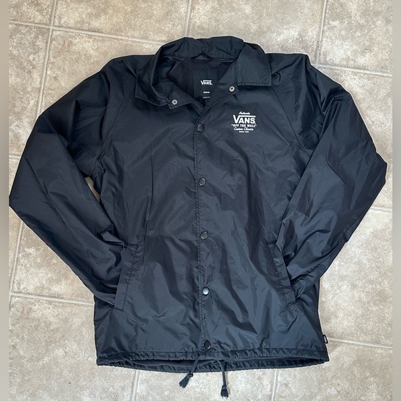 Vans Other - 🖤 Van's Men's "Off the Wall" Custom Classic Windbreaker Jacket Size Medium 🖤